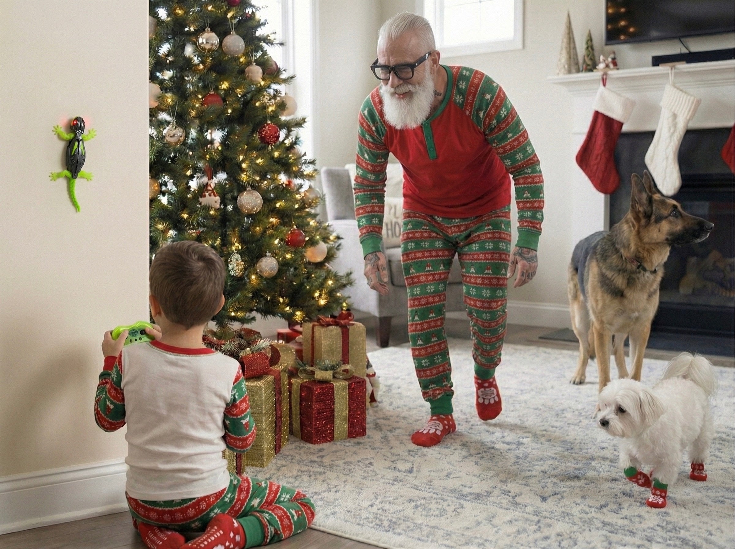 Gravity-Defying RC Gecko: The Wall-Climbing Robot Lizard