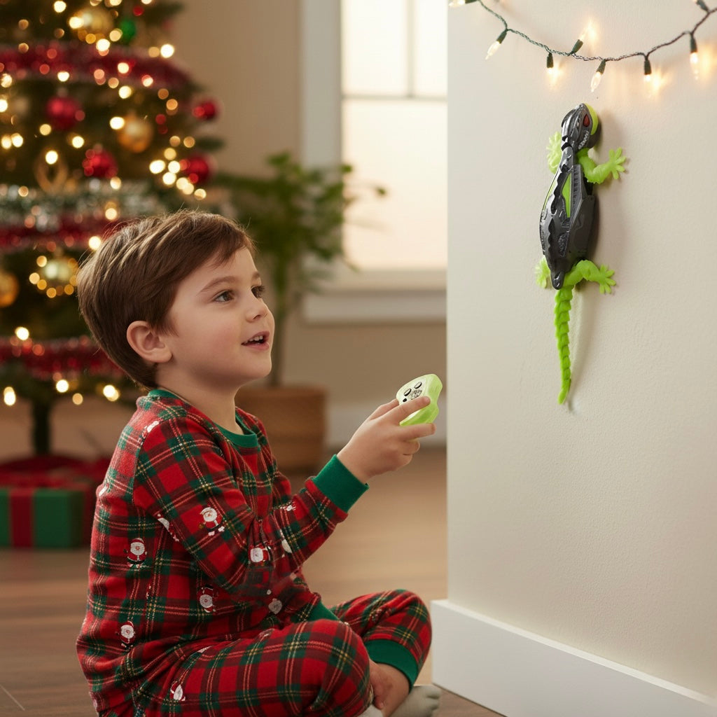 Gravity-Defying RC Gecko: The Wall-Climbing Robot Lizard